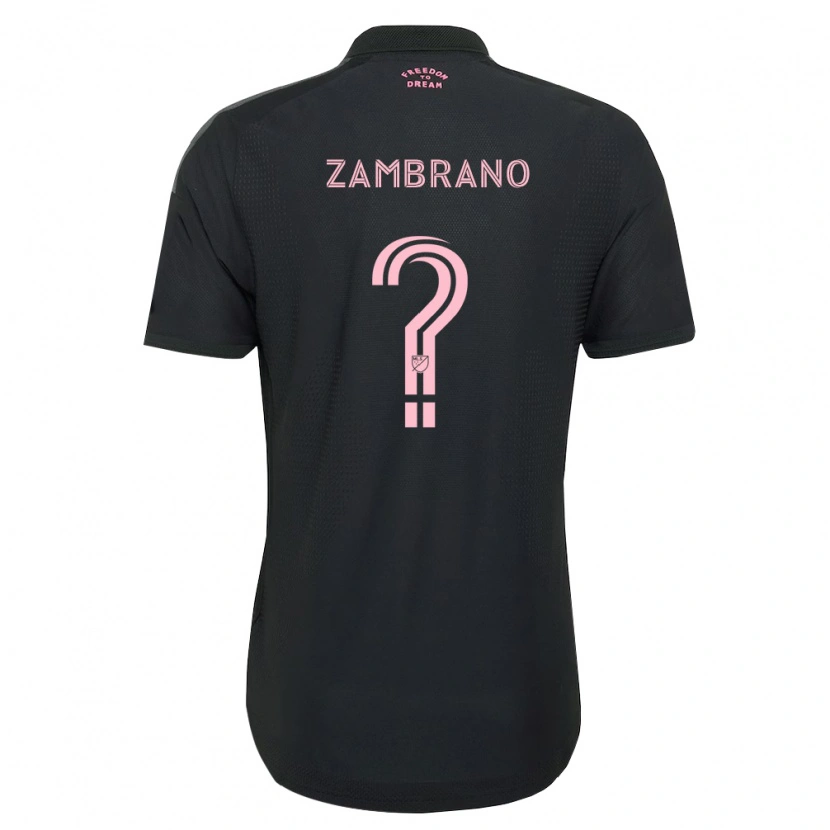 Danxen Mulher Camisola Matteo Zambrano #0 Rosa Preto Branco Alternativa 2026/27 Camisa Brasil