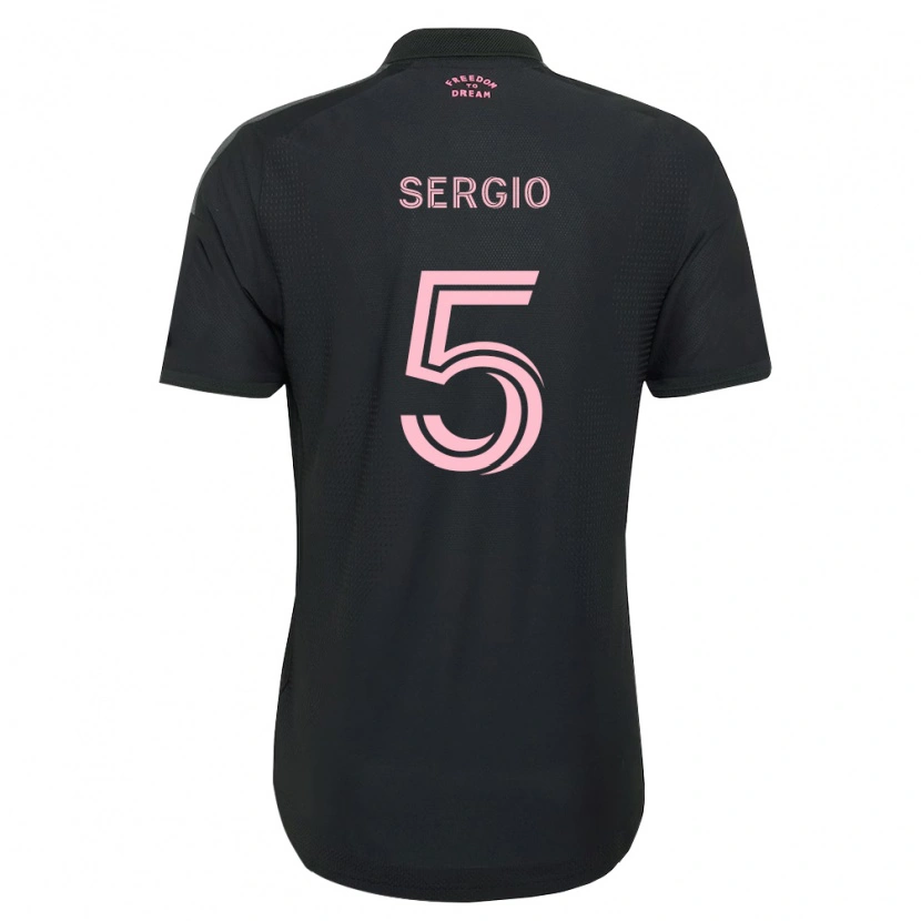 Danxen Mulher Camisola Sergio Busquets #5 Rosa Preto Branco Alternativa 2026/27 Camisa Brasil
