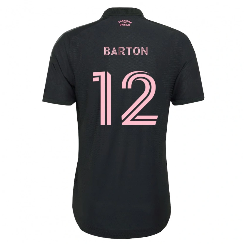 Danxen Mulher Camisola Tye Barton #12 Rosa Preto Branco Alternativa 2026/27 Camisa Brasil