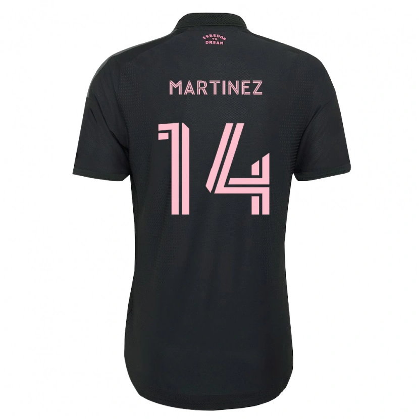 Danxen Mulher Camisola David Martinez #14 Rosa Preto Branco Alternativa 2026/27 Camisa Brasil