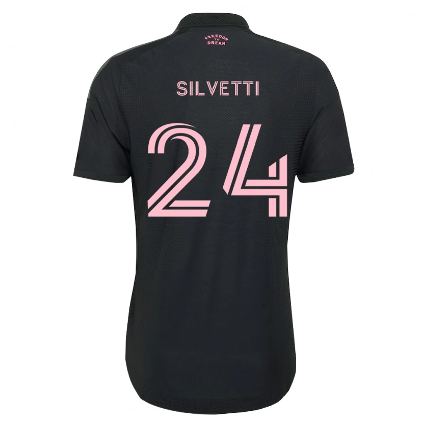 Danxen Mulher Camisola Mateo Silvetti #24 Rosa Preto Branco Alternativa 2026/27 Camisa Brasil