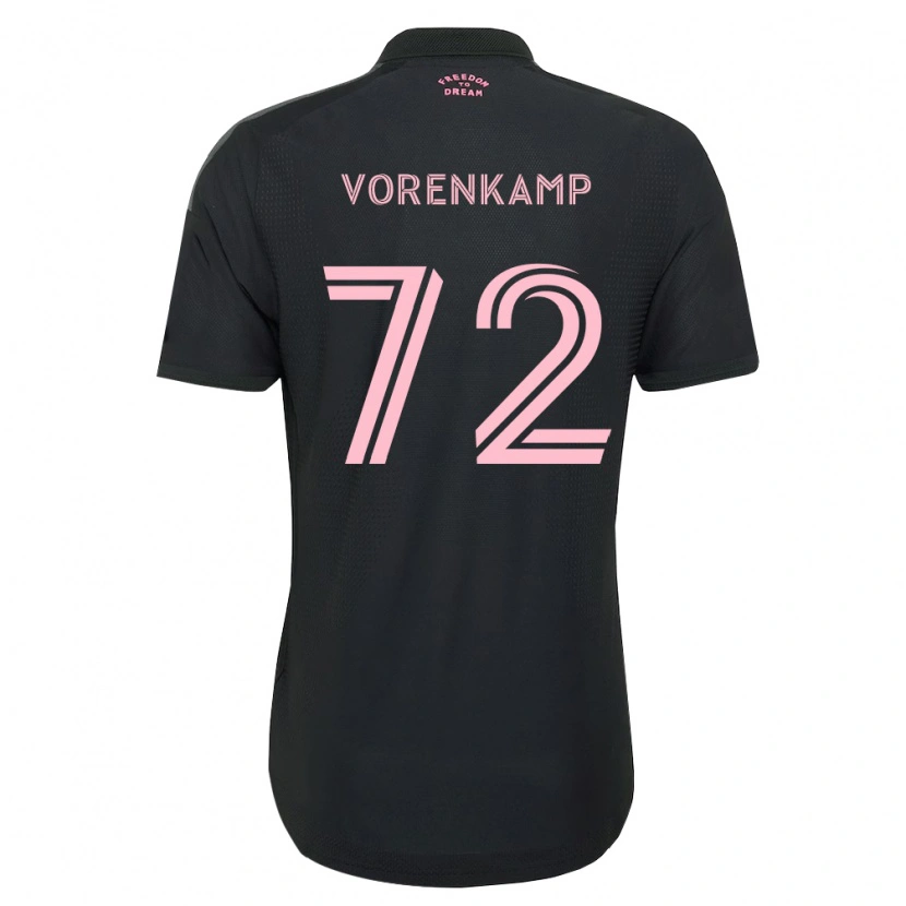 Danxen Mulher Camisola Theo Vorenkamp #72 Rosa Preto Branco Alternativa 2026/27 Camisa Brasil