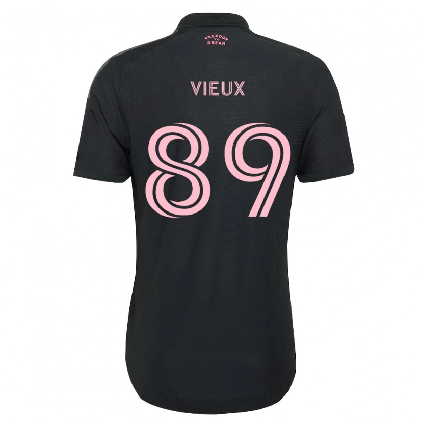 Danxen Mulher Camisola Matthias Vieux #89 Rosa Preto Branco Alternativa 2026/27 Camisa Brasil