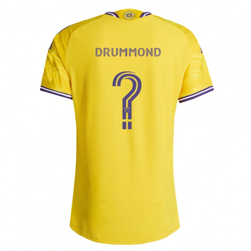 Danxen Mulher Camisola Owen Drummond #0 Roxo Amarelo Alternativa 2026/27 Camisa Brasil