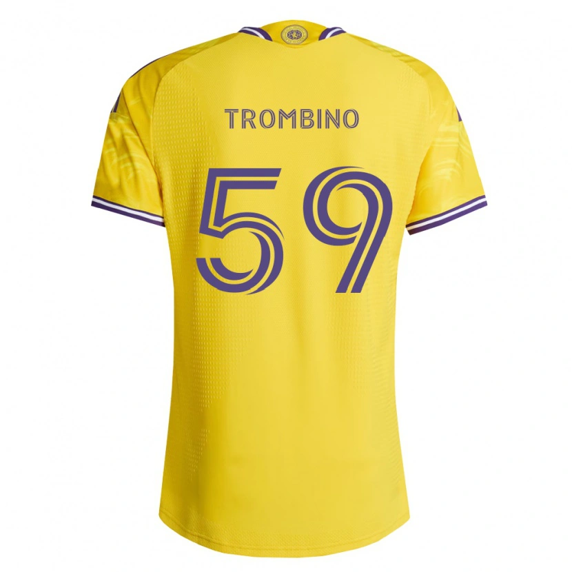 Danxen Mulher Camisola Caleb Trombino #59 Roxo Amarelo Alternativa 2026/27 Camisa Brasil