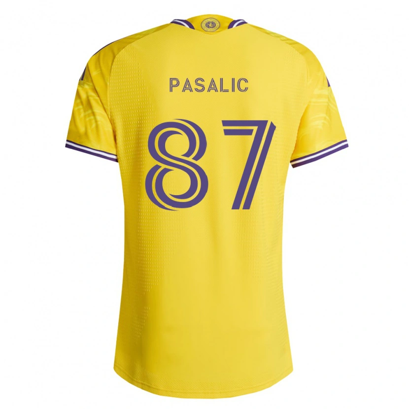 Danxen Mulher Camisola Marco Pašalić #87 Roxo Amarelo Alternativa 2026/27 Camisa Brasil