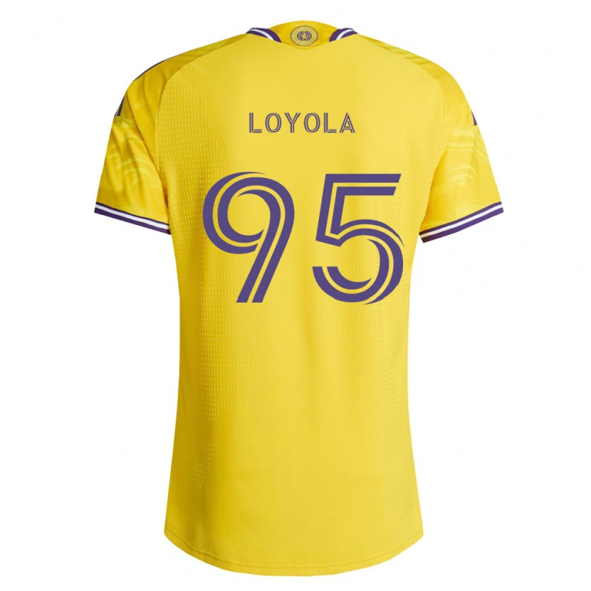 Danxen Mulher Camisola Favian Loyola #95 Roxo Amarelo Alternativa 2026/27 Camisa Brasil