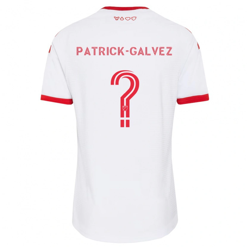 Danxen Mulher Camisola Pablo Patrick-Galvez #0 Branco Vermelho Preto Alternativa 2026/27 Camisa Brasil