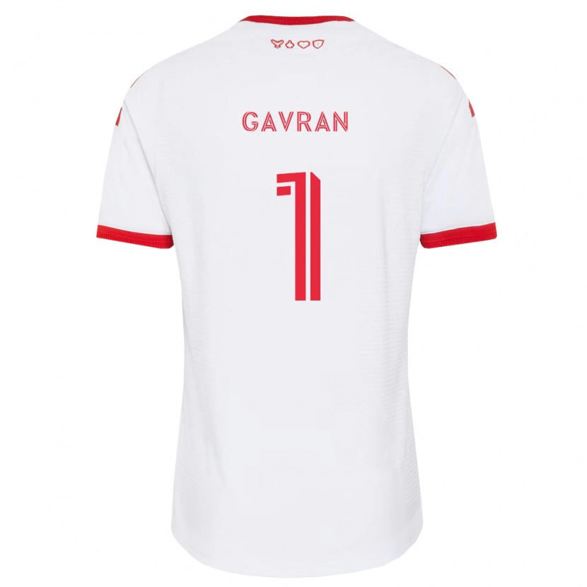 Danxen Mulher Camisola Luka Gavran #1 Branco Vermelho Preto Alternativa 2026/27 Camisa Brasil