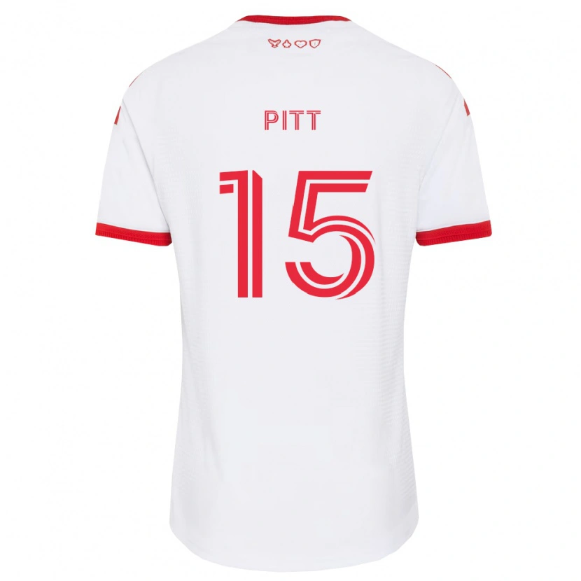 Danxen Mulher Camisola Christian Pitt #15 Branco Vermelho Preto Alternativa 2026/27 Camisa Brasil