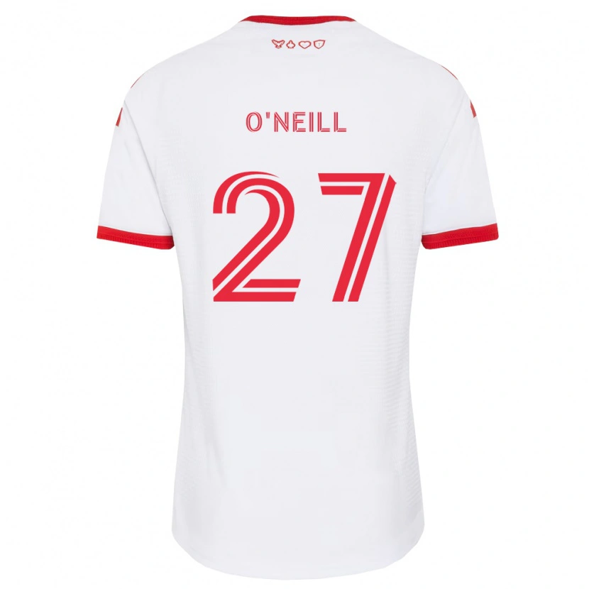 Danxen Mulher Camisola Shane O'neill #27 Branco Vermelho Preto Alternativa 2026/27 Camisa Brasil