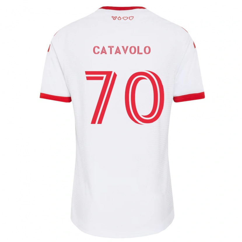 Danxen Mulher Camisola Matthew Catavolo #70 Branco Vermelho Preto Alternativa 2026/27 Camisa Brasil