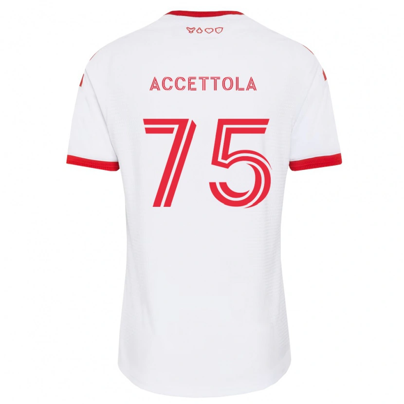 Danxen Mulher Camisola Luca Accettola #75 Branco Vermelho Preto Alternativa 2026/27 Camisa Brasil