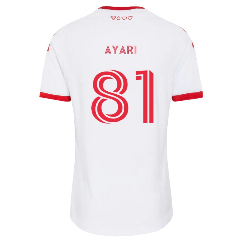 Danxen Mulher Camisola Hassan Ayari #81 Branco Vermelho Preto Alternativa 2026/27 Camisa Brasil