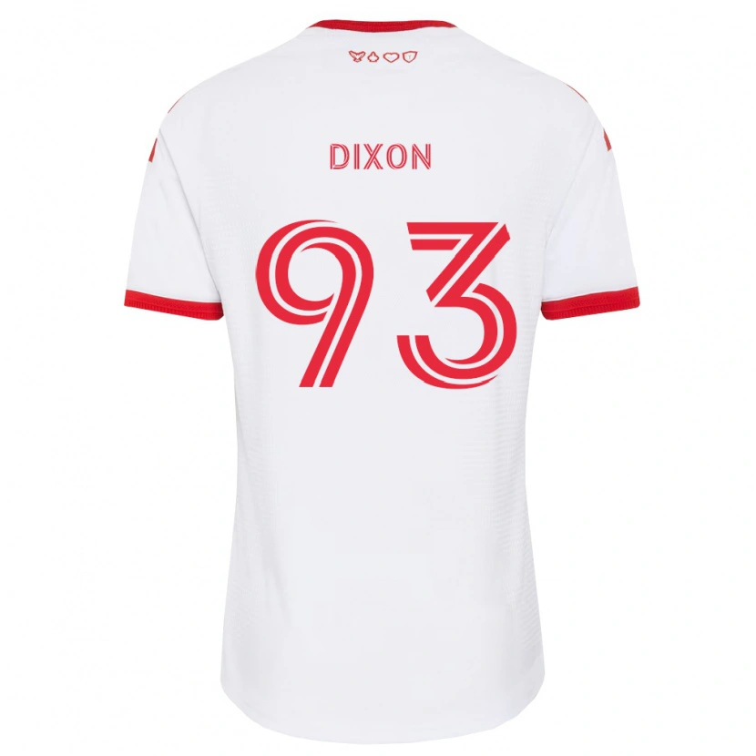 Danxen Mulher Camisola Damar Dixon #93 Branco Vermelho Preto Alternativa 2026/27 Camisa Brasil