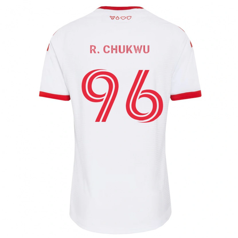 Danxen Mulher Camisola Richard Chukwu #96 Branco Vermelho Preto Alternativa 2026/27 Camisa Brasil