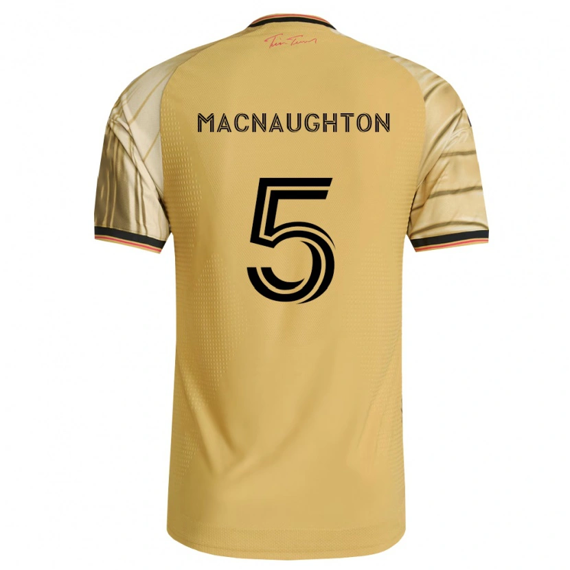 Danxen Mulher Camisola Lukas Macnaughton #5 Marrom Amarelo Preto Alternativa 2026/27 Camisa Brasil