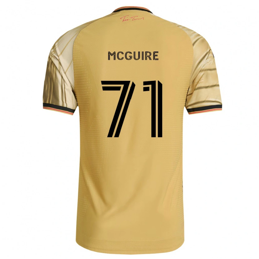 Danxen Mulher Camisola Nolan Mcguire #71 Marrom Amarelo Preto Alternativa 2026/27 Camisa Brasil