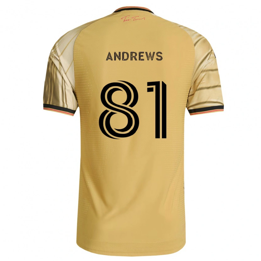 Danxen Mulher Camisola Joe Andrews #81 Marrom Amarelo Preto Alternativa 2026/27 Camisa Brasil