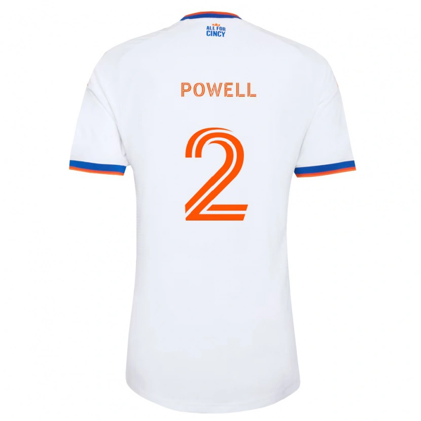 Danxen Mulher Camisola Alvas Powell #2 Branco Azul Marinho Laranja Alternativa 2026/27 Camisa Brasil