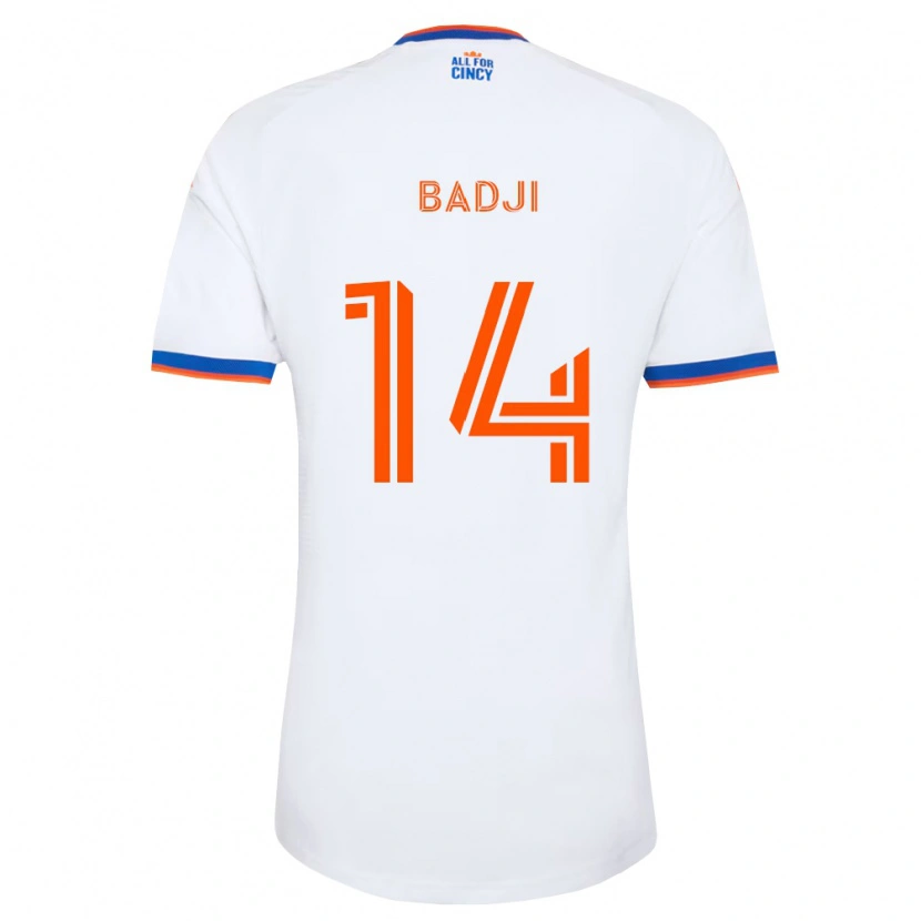 Danxen Mulher Camisola Dominique Badji #14 Branco Azul Marinho Laranja Alternativa 2026/27 Camisa Brasil