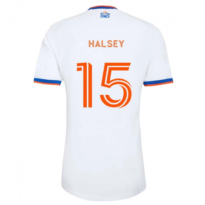 Danxen Mulher Camisola Bret Halsey #15 Branco Azul Marinho Laranja Alternativa 2026/27 Camisa Brasil