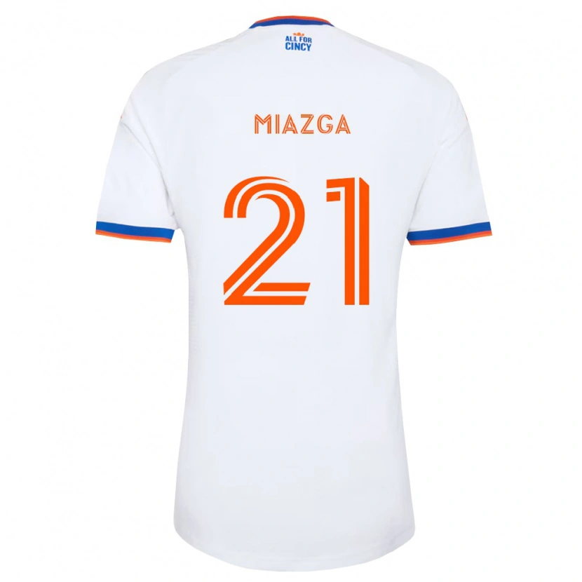 Danxen Mulher Camisola Matt Miazga #21 Branco Azul Marinho Laranja Alternativa 2026/27 Camisa Brasil