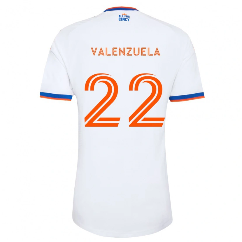 Danxen Mulher Camisola Gerardo Valenzuela #22 Branco Azul Marinho Laranja Alternativa 2026/27 Camisa Brasil