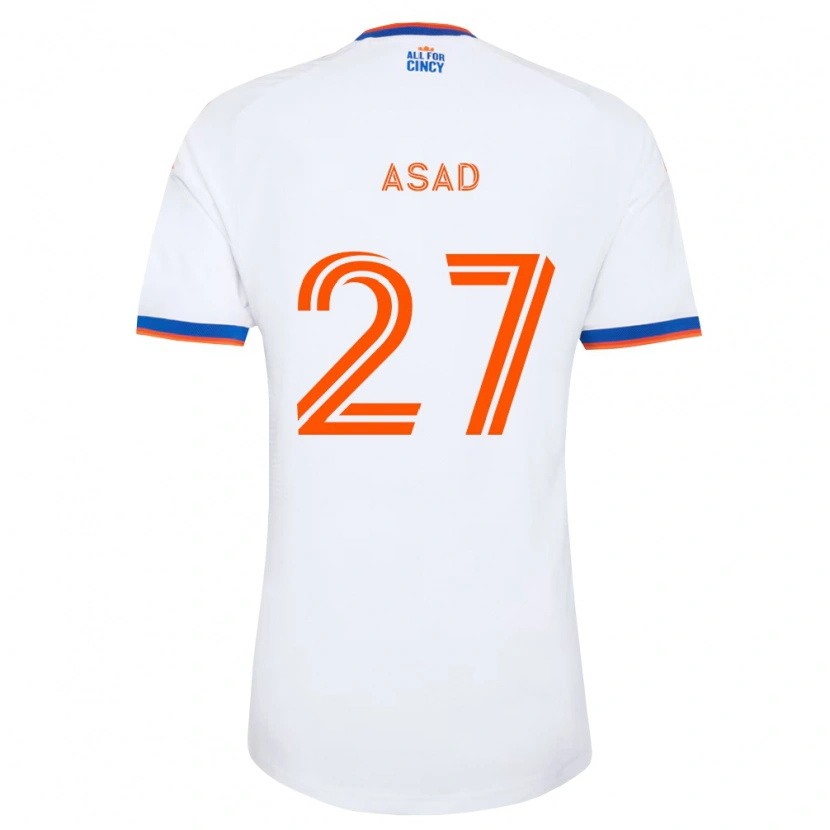 Danxen Mulher Camisola Yamil Asad #27 Branco Azul Marinho Laranja Alternativa 2026/27 Camisa Brasil