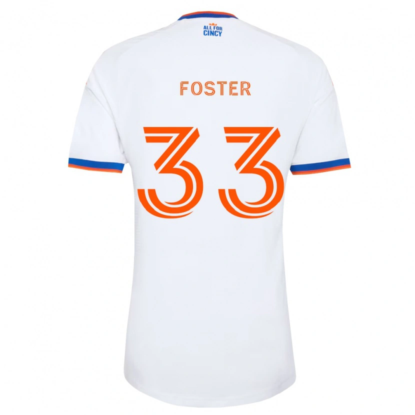 Danxen Mulher Camisola Isaiah Foster #33 Branco Azul Marinho Laranja Alternativa 2026/27 Camisa Brasil