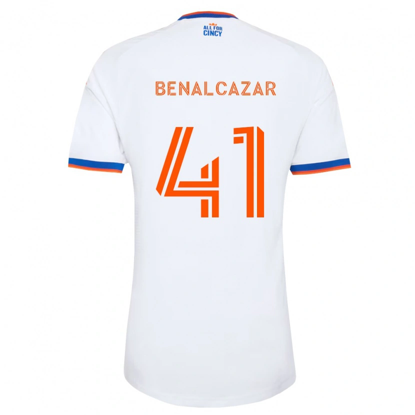 Danxen Mulher Camisola Nico Benalcázar #41 Branco Azul Marinho Laranja Alternativa 2026/27 Camisa Brasil