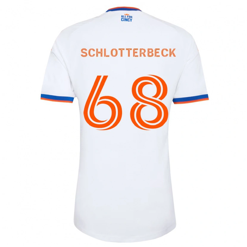 Danxen Mulher Camisola Ryan Schlotterbeck #68 Branco Azul Marinho Laranja Alternativa 2026/27 Camisa Brasil