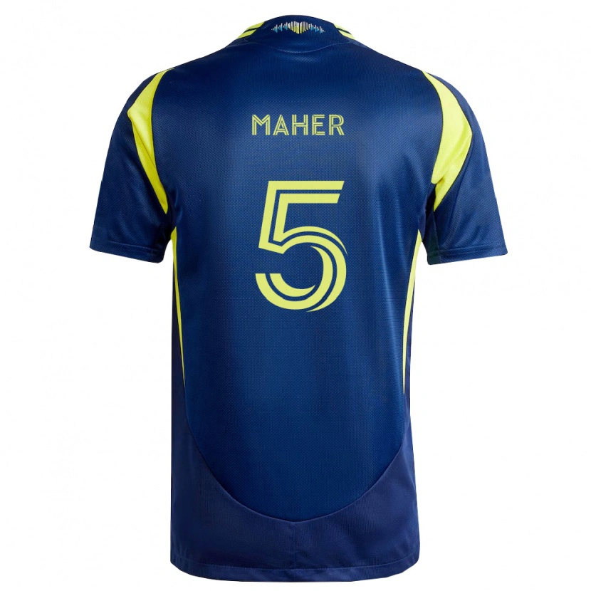Danxen Mulher Camisola Jack Maher #5 Amarelo Azul Marinho Alternativa 2026/27 Camisa Brasil