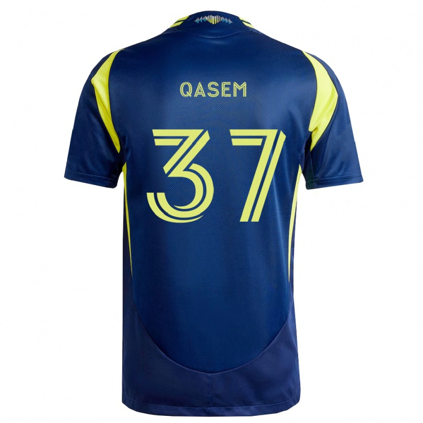 Danxen Mulher Camisola Ahmed Qasem #37 Amarelo Azul Marinho Alternativa 2026/27 Camisa Brasil