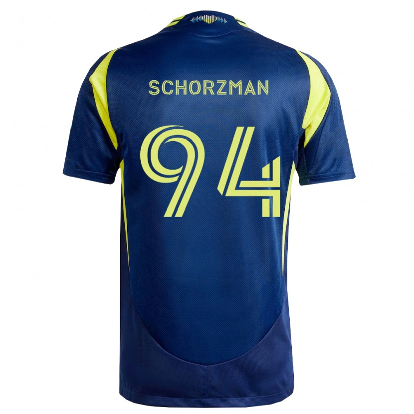 Danxen Mulher Camisola Eamon Schorzman #94 Amarelo Azul Marinho Alternativa 2026/27 Camisa Brasil