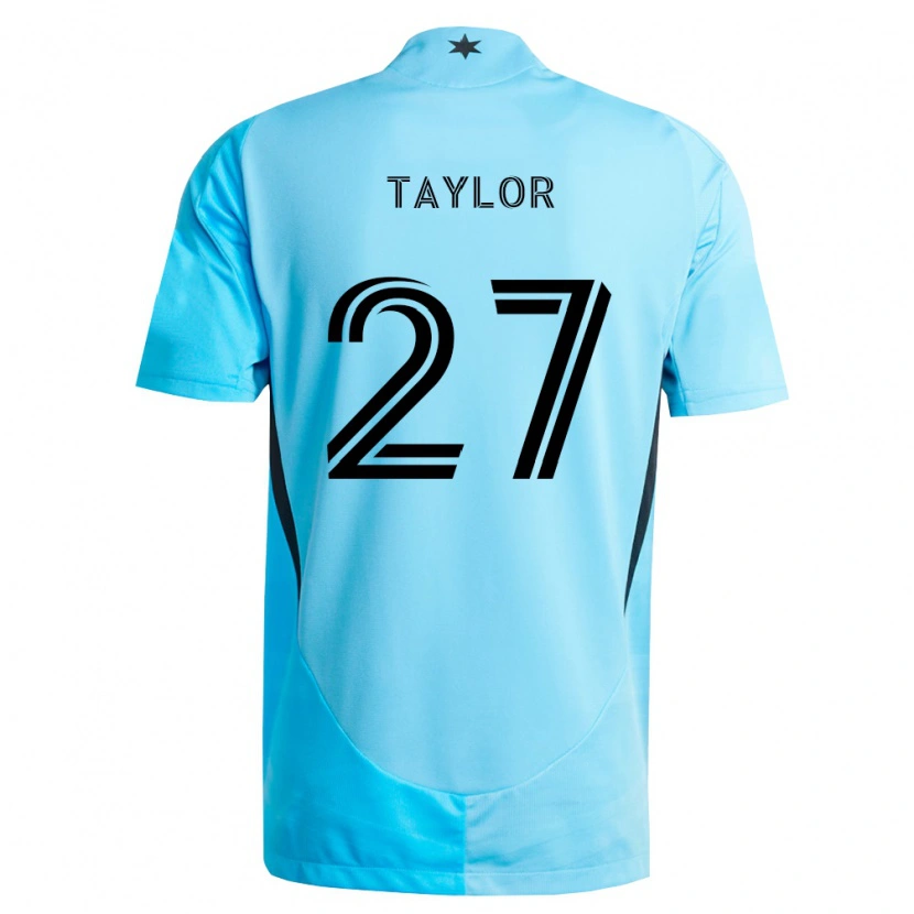 Danxen Mulher Camisola D.j. Taylor #27 Azul Claro Preto Alternativa 2026/27 Camisa Brasil