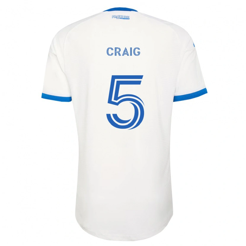 Danxen Mulher Camisola Brandan Craig #5 Azul Celeste Branco Alternativa 2026/27 Camisa Brasil