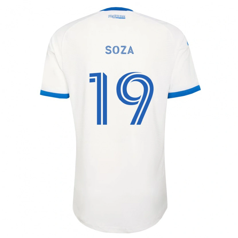 Danxen Mulher Camisola Joel Soza #19 Azul Celeste Branco Alternativa 2026/27 Camisa Brasil