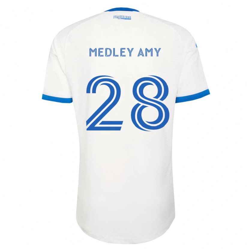 Danxen Mulher Camisola Medley Amy #28 Azul Celeste Branco Alternativa 2026/27 Camisa Brasil