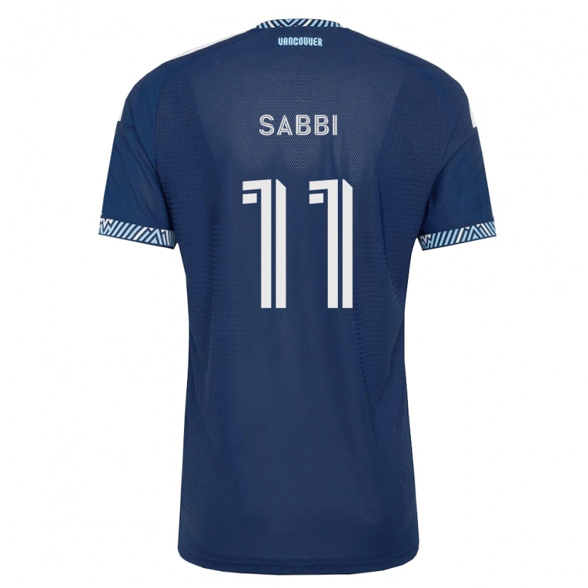 Danxen Mulher Camisola Emmanuel Sabbi #11 Azul Profundo Branco Alternativa 2026/27 Camisa Brasil