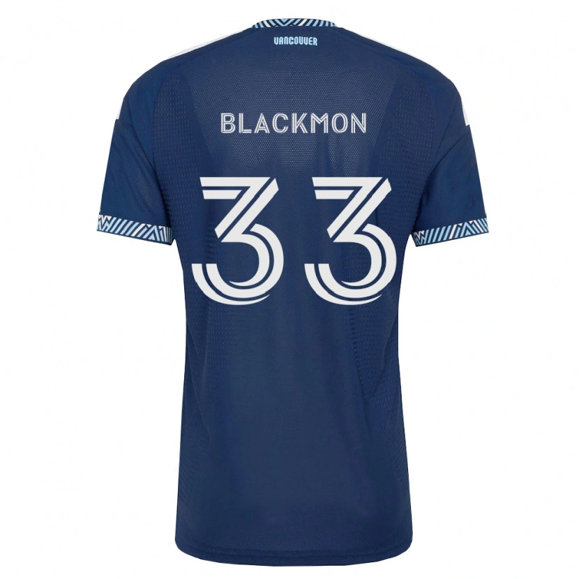 Danxen Mulher Camisola Tristan Blackmon #33 Azul Profundo Branco Alternativa 2026/27 Camisa Brasil