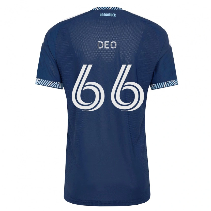 Danxen Mulher Camisola Sahil Deo #66 Azul Profundo Branco Alternativa 2026/27 Camisa Brasil