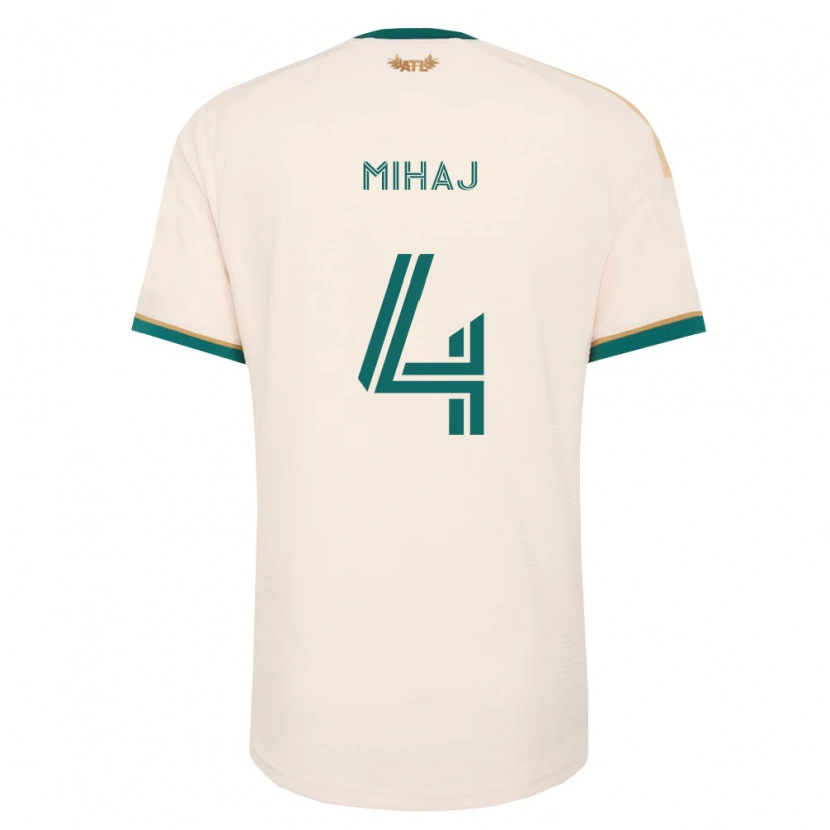 Danxen Mulher Camisola Enea Mihaj #4 Verde Champanhe Alternativa 2026/27 Camisa Brasil