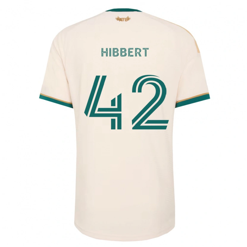 Danxen Mulher Camisola Jayden Hibbert #42 Verde Champanhe Alternativa 2026/27 Camisa Brasil