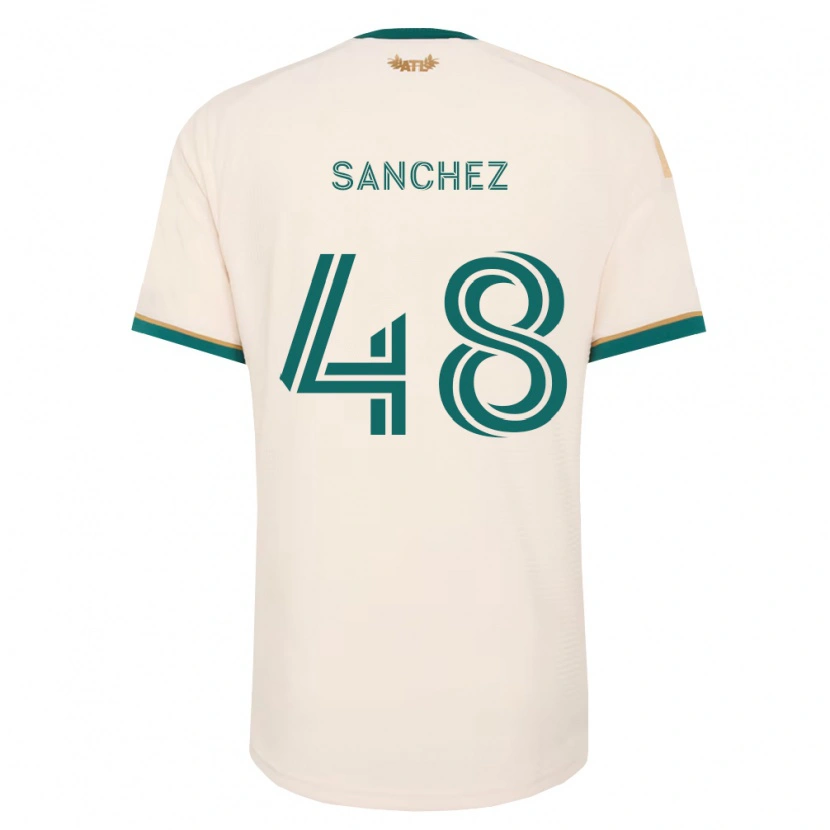 Danxen Mulher Camisola Cooper Sanchez #48 Verde Champanhe Alternativa 2026/27 Camisa Brasil