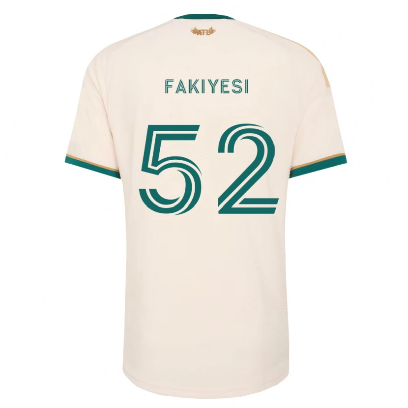 Danxen Mulher Camisola Seyi Fakiyesi #52 Verde Champanhe Alternativa 2026/27 Camisa Brasil