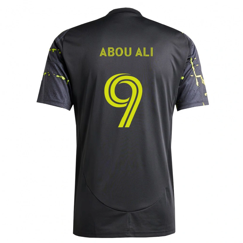 Danxen Mulher Camisola Wessam Abou Ali #9 Amarelo Fluorescente Preto Alternativa 2026/27 Camisa Brasil