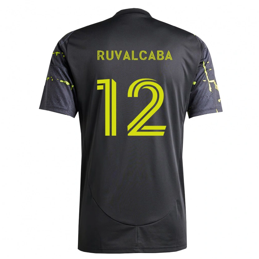 Danxen Mulher Camisola Cesar Ruvalcaba #12 Amarelo Fluorescente Preto Alternativa 2026/27 Camisa Brasil
