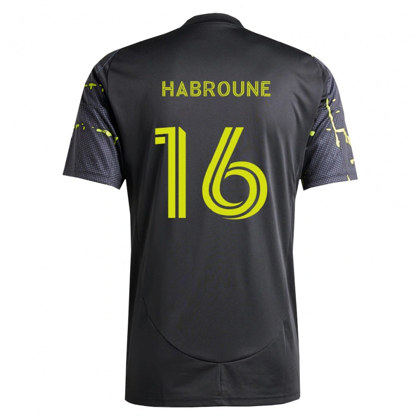 Danxen Mulher Camisola Taha Habroune #16 Amarelo Fluorescente Preto Alternativa 2026/27 Camisa Brasil