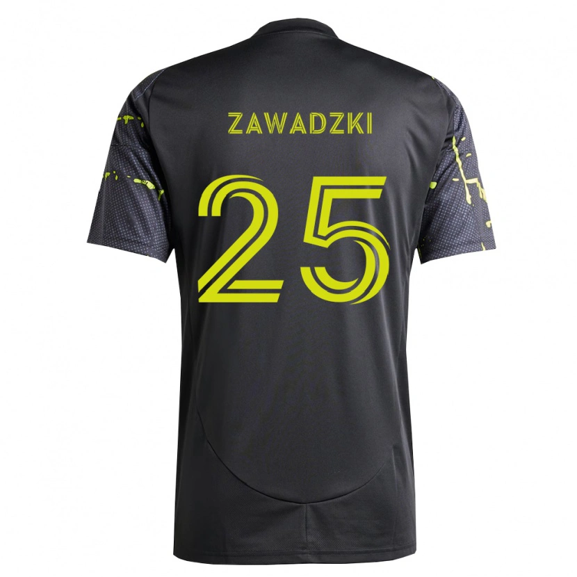 Danxen Mulher Camisola Sean Zawadzki #25 Amarelo Fluorescente Preto Alternativa 2026/27 Camisa Brasil